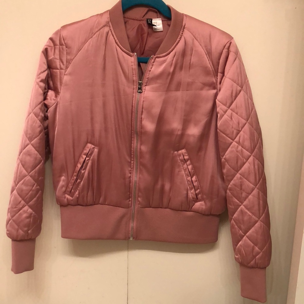 Rose Gold Bomber